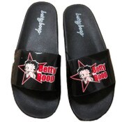 Wholesale - BETTY BOOP BLACK SLIDE SANDAL ASST SIZE C/P 18